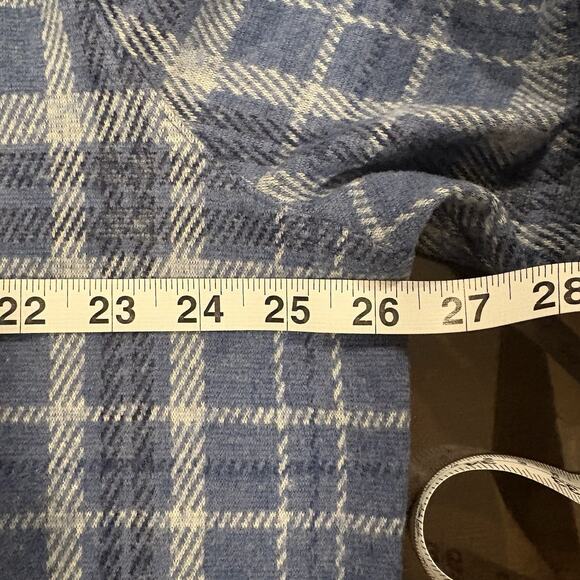 Faherty Legend Sweater Shirt Mens 2XL XXL Blue Button Up Long Sleeve Flannel - Picture 10 of 14